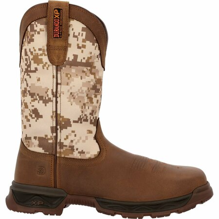 Durango Ranger XP Steel Toe Waterproof Western Work Boot, DUSTY BROWN/DIGI CAMO, W, Size 11 DDB0459